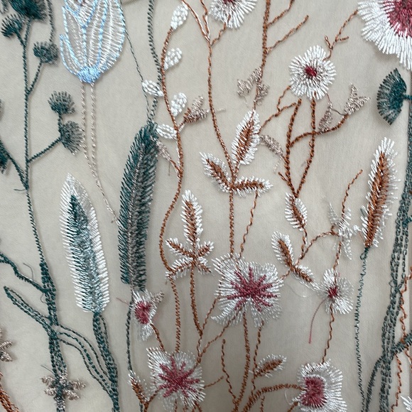 Altered State Dress Umgee Sheer Cream Dress Size S - Picture 5 of 8